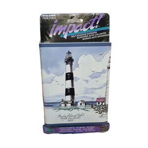 Impact Self Adhesive Border Lighthouses TTCS1019B Wallpaper Decor Vintage NOS